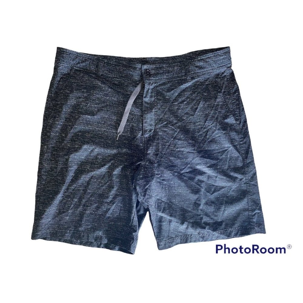 O'Rageous Board Shorts Mens Large Black Cool Surf Swim Trunks Beach Lined 9"